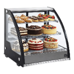 small display fridge_refrigerated bakery display case